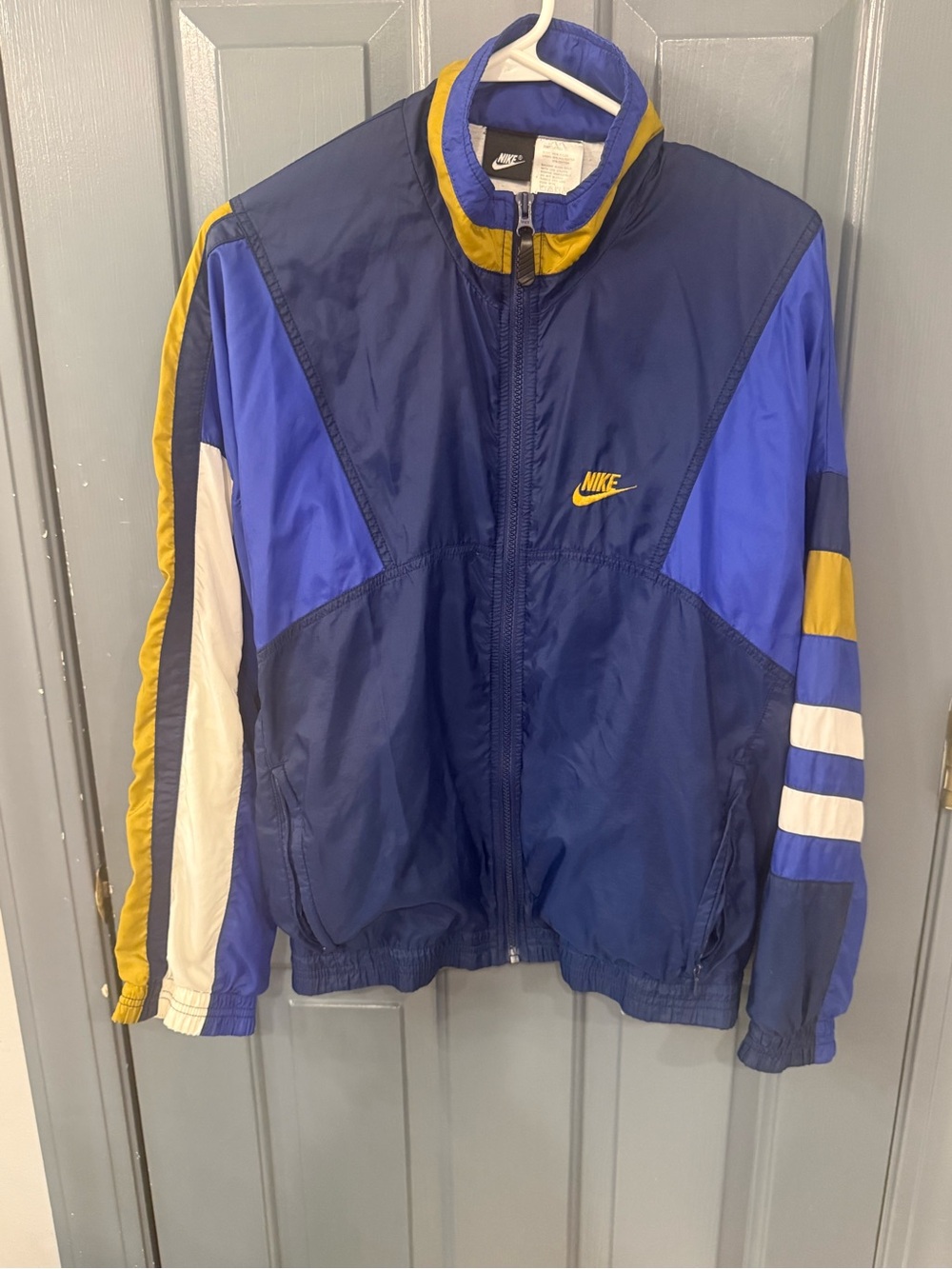 Vintage Nike full zip Windbreaker Track jacket Mens Small